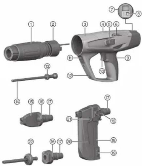 HILTI DX 5MX - Vue d'ensemble du produit - 1