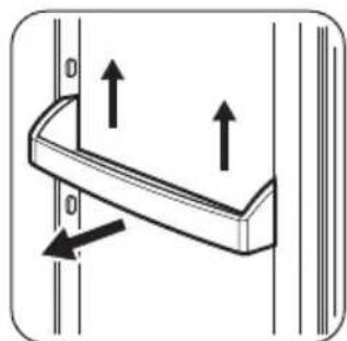 ZANUSSI ZRA440CW - Positioning the door shelves - 2