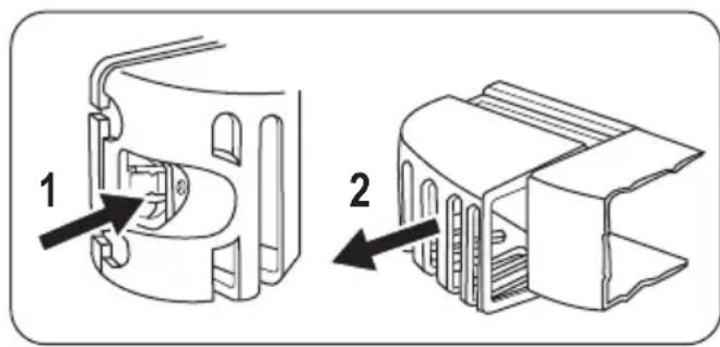 ZANUSSI ZRA440CW - Remplacement de l'ampoule - 1