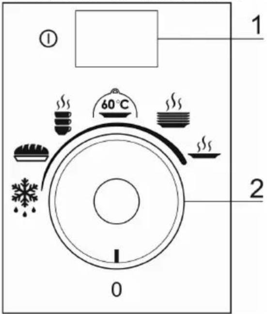 SMEG CPR315X - Panneau de commandes - 1