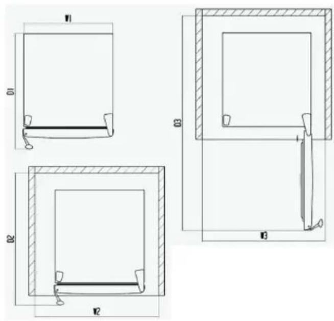 ZANUSSI ZRX51100WA - Abmessungen - 2