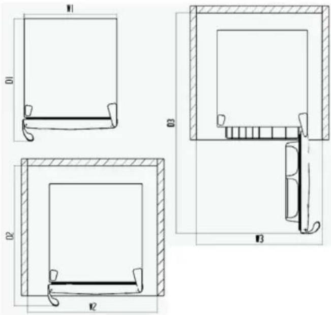 ZANUSSI ZRX51100WA - Rozmery - 2