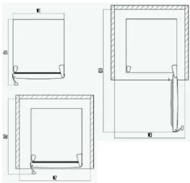 ZANUSSI ZRX51100WA - Afmetingen - 2