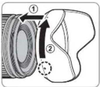 FUJIFILM XF 18mm f1.4 LM WR - Montering af modlysblænden - 1