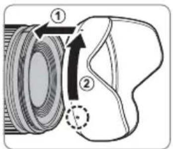 FUJIFILM XF 18mm f1.4 LM WR - Colocacion del parasol - 1