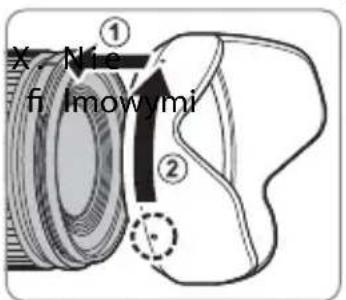 FUJIFILM XF 18mm f1.4 LM WR - Podłuczanie osłony przyciwstonecznej - 1