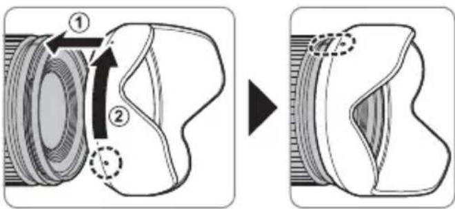 FUJIFILM XF 18mm f1.4 LM WR - 安装遮光罩 - 1