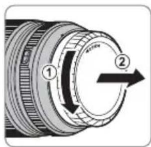 FUJIFILM XF 18mm f1.4 LM WR - Rimozione dei tappi copri ottica - 2