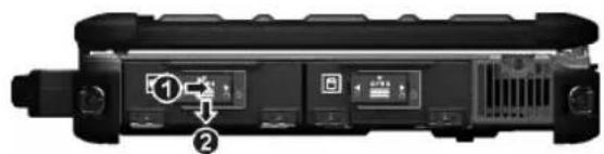 Getac X500 - Mettere in funzione il computer - 1