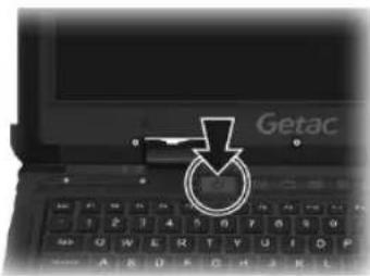 Getac X500 - Conectar a la Alimentacion de CA y Encender el Ordenador - 2