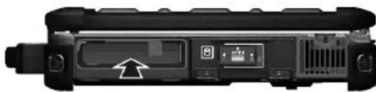 Getac X500 - 安装电池 - 2