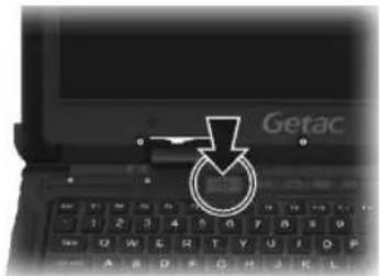 Getac X500 - 连接电源和开机 - 2