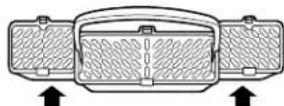GE Café CDW9380NSS - To remove the upper rack: - 5