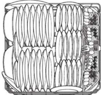 GE Café CDW9380NSS - Loading place settings... - 4