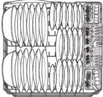 GE Café CDW9380NSS - Loading place settings... - 2