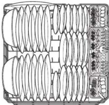 GE Café CDW9380NSS - Chargement des couverts... - 2
