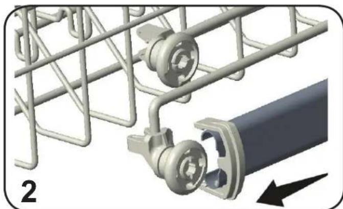 DANBY DDW18D1EB - HAUTEUR DU PANIER SUPÉRIEUR - 2