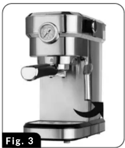 MPM MKW08M - ATTENZIONE! Quando il riscaldatore di vapore è attenuato, il riscaldatore dell'acqua si spegne automaticamente per fornire più calore al vapore. - 1