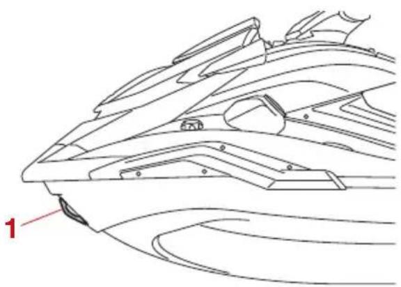 YAMAHA WaveRunner FX SVHO Cruiser (2022) - Œil de proue - 1