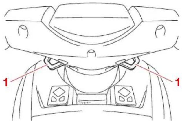 YAMAHA WaveRunner FX SVHO Cruiser (2022) - FJU46960 Crochets pour double cordage - 1