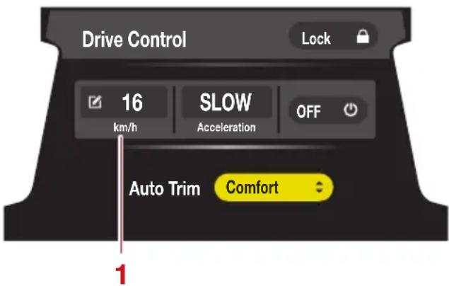YAMAHA WaveRunner FX SVHO Cruiser (2022) - Sélection des réglages du mode pilotage - 1