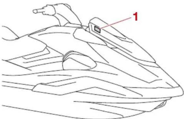 YAMAHA WaveRunner FX SVHO Cruiser (2022) - Plaque du constructeur - 1
