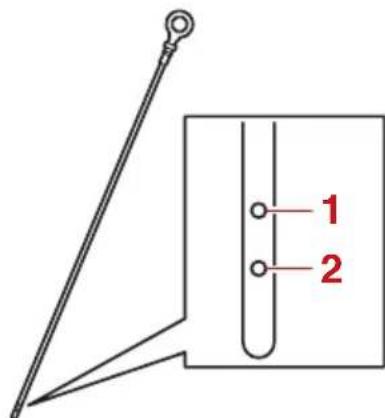 YAMAHA WaveRunner FX SVHO Cruiser (2022) - Pour vérifier le niveau d'huile moteur : - 2