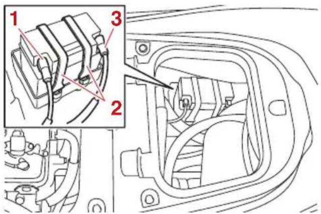 YAMAHA WaveRunner FX SVHO Cruiser (2022) - Pour déposer la batterie : - 1