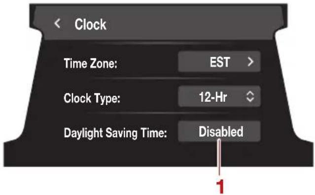 YAMAHA WaveRunner FX SVHO Cruiser (2022) - Modification des paramètres de la montre ("Clock") - 3