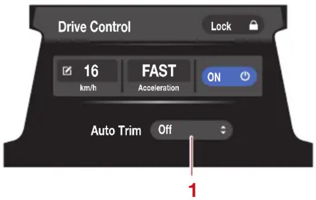 YAMAHA WaveRunner FX SVHO Cruiser (2022) - Activation de l'assiette automatique - 1