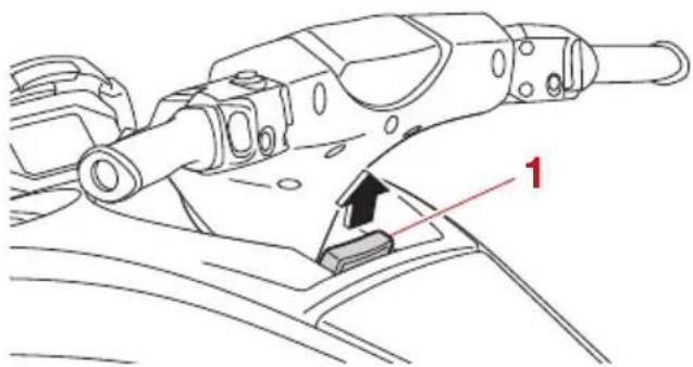 YAMAHA WaveRunner FX SVHO Cruiser (2022) - Pour régler la position du guidon : - 1