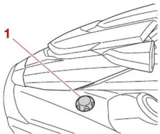 YAMAHA WaveRunner FX SVHO Cruiser (2022) - Pour remplir le réservoir de carburant : - 1