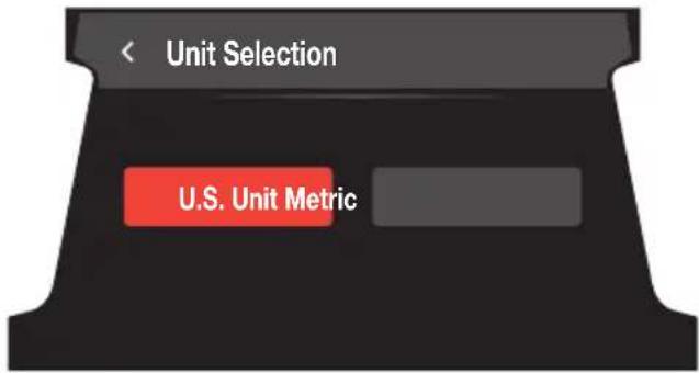 YAMAHA WaveRunner FX SVHO Cruiser (2022) - Sélection des unités d'affichage ("Unit") - 1