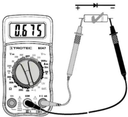 TROTEC BE47 - Avertissement relatif à la tension électrique - 1