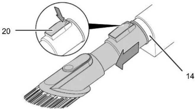 TROTEC VC 155 E - Changer de buse - 1