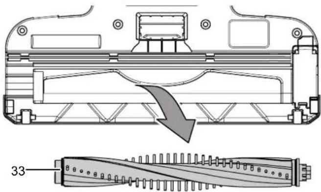 TROTEC VC 155 E - Nettoyer la buse de sol motorisée - 2