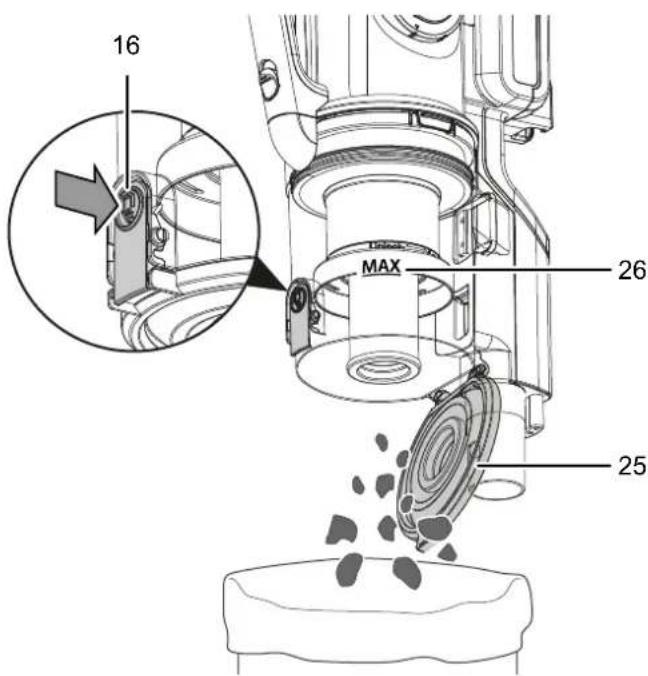 TROTEC VC 155 E - Vidage du réservoir collecteur - 1