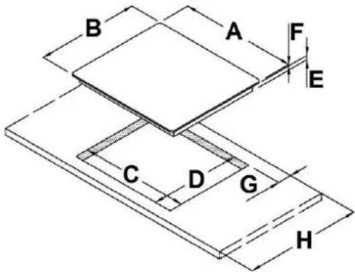 Foster KE 86.5F.STD - BUILT-IN SIZES - 1