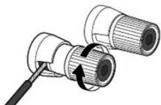 TECHNICS SBC600 - Draai de knoppen vast. - 1