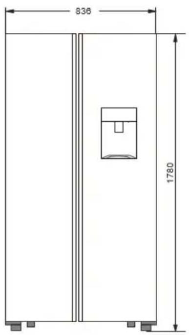 Infiniton SBS440DAB - DIMENSIONS - 1