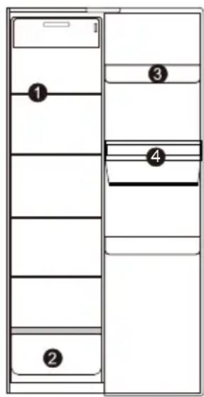 Infiniton SBS440DAB - COMPARTIMIENTO DE REFRIGERADOR - 1