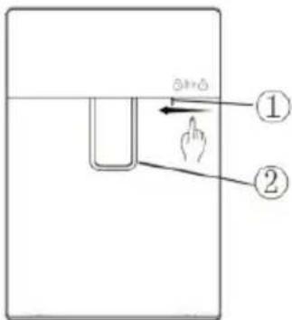 Infiniton SBS440DAB - INSTRUCTIONS FOR CHILD LOCK LEVER - 1