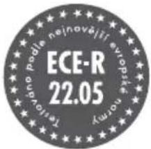 CRIVIT IAN 306771 - ECE-R 22.05 Homologace - 1