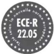 CRIVIT IAN 306771 - Charactéristiques du produit Homologation ECE-R 22.05 - 1