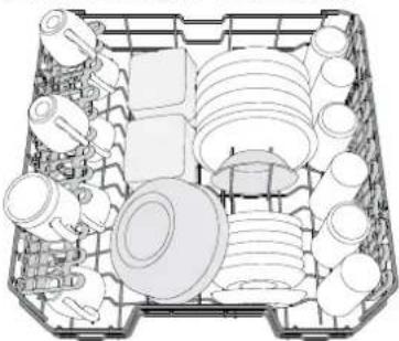 INDESIT DFC 2C24 UK - PANIER SUPÉRIEUR - 1