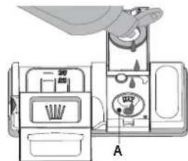 INDESIT DFC 2C24 UK - FILLING THE RINSE AID DISPENSER - 2