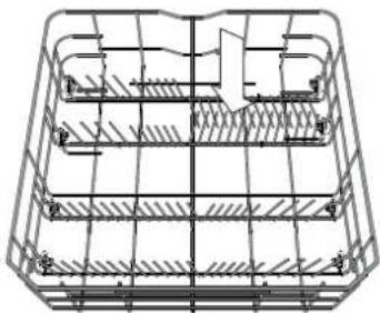 INDESIT DFC 2C24 UK - LOWER RACK - 2