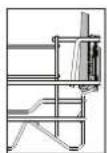 INDESIT DFC 2C24 UK - VOLETS PLIABLES AVEC POSITIONS AJJUSTABLES - 1