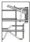 INDESIT DFC 2C24 UK - VOLETS PLIABLES AVEC POSITIONS AJJUSTABLES - 2