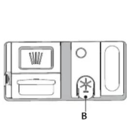 INDESIT DFC 2C24 UK - REMPLIR LE DISTRIBUTEUR DE LIQUIDE DE RINÇAGE - 1